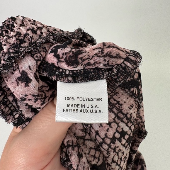 Misa Snake Print Ruffled Maxi Skirt With Slit - Picture 8 of 9